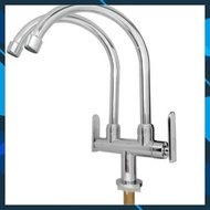 Double sink faucet, 2-lever sink faucet, 2-drawer sink faucet, two-drawer faucet,