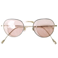 EYEVAN FREED G-C Boston 太陽眼鏡，日本製造，金色/黑色/淺粉紅色，尺寸 47□20-145，眼鏡 [二手] [EYEVAN]