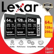 LEXAR - 128GB Professional Silver (205MB/s) SDXC USH-I 記憶卡 4K U3 V30 (LSDSILV128G-BNNNG)【原裝正貨】