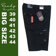 Celana Pendek Cargo Kargo Pria Gunung Casual Bahan Melar Big Size Jumbo emba cardinal pria