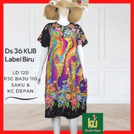 ,- Daster Kencana Ungu Asli DS 36 KUB Label BIRU Original LD 120