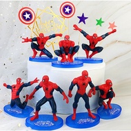 7Pcs/Set Super Heroes spidermans figures superman toys avengers superman action Dolls Action Figure 