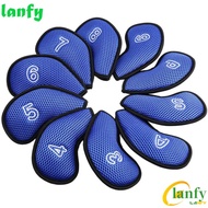 LANFY Sports Golf Club Cover Durable Golf Iron Covers Set Golf Headcovers Meshy 3,4,5,6,7,8,9,P,S,A 