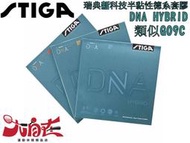 公司貨 STIGA DNA HYBRID 膠皮 瑞典新科技💎半黏性德系套膠 大自在