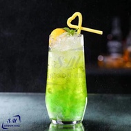 Long Drink 550ml premium glass cup, smoothie cup, extremely luxurious tall coffee cup