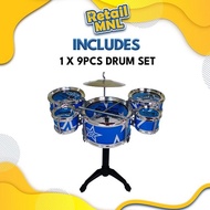 Retailmnl MINI Drums Kit Simulation Jazz Percussion Music Instrument Toys for Kids