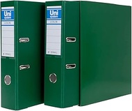 Unisystem 92326 Module with 2 Lever Arch Files 65 mm Green A4