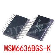 1pcs 5pcs M6636 M6636B  MSM6636  MSM6636B  MSM6636BGS K  SOP 24  SMD