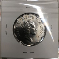香港貳圓 1986年 二元【UNC全新未使用】【英女王伊利莎伯二世】 香港舊版錢幣・硬幣 $450
