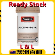 [Ready Stock EXP: 10/2028yr] Swisse Ultiboost Calcium + Vitamin D3 + Vitamin K2 Bone Support ( 60 Fi
