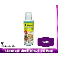 I-Bunny Multi Vitamin with Spirulina Powder for Small Animals 150ML