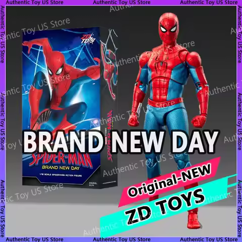 New Zd Toys SpiderMan Brand New Day Action Figures Peter Parker Mecha Joint Movable Model Anime Aven