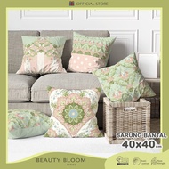 Sofa Cushion COVER Print Motif Classic Beauty Bloom 40x40 cm - Pusat Kado