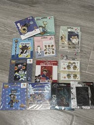 清屋，絕版台灣悠遊卡，70/1，120/2張，170/3，匙扣款冇得平，蠟筆小新小，貓福珊迪，Toy Story，One Piece，七龍珠，助六，路飛卡，多款動漫卡通人物卡貼/鎖匙扣/貼紙