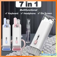 7-in-1 Computer Keyboard Screen Cleaner Brush Kit Earphone Cleaning Pen Cleaner Keycap Puller Kit