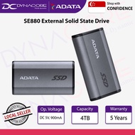 ADATA Elite SE880 4TB SuperSpeed USB 3.2 Gen 2x2 USB Type-C External Portable SSD