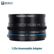 SIRUI 1.25x Anamorphic Squeeze Adapter For up to 85mm Front Diameter Lenses with 82mm Front Thread