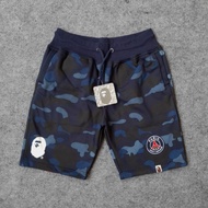 Bape X Psg Unisex Full Shorts TAG
