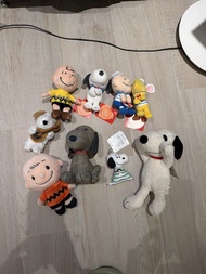 Snoopy Charlie Brown Woodstock Andy Plush Toys Collection