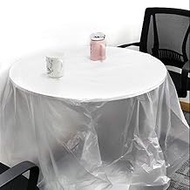 SAFERUN J2373 Disposable Curing Poly Sheets, 50 Sheets, White (Translucent), 78.7 x 78.7 inches (200