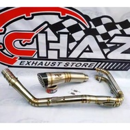 knalpot H2 Fulsystem Ninja 250cc CBR 250cc R-25 250ccR9