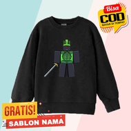 Children's Sweater CHARACTER 1X1X1X KILLER FORSAKEN Boys & Girls Jacket/ CHARACTER 1X1X1X KILLER FOR