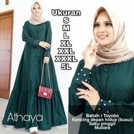 promo murah Athaya Dress - UKURAN S M L XL XXL XXXL 5L - GAMIS JUMBO -