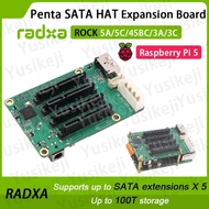 Penta SATA hat for Radxa ROCK Series Rock 5C, 5 Raspberry pi 5 , ROCK 5A, ROCK 4 A+, ROCK 3A, ROCK 3