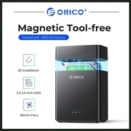 ORICO DS series 2 rack 3.5-inch magnetic USB 3.0 hard drive housing USB 3.1 to SATA 3.0 hard drive housing supports UASP 12V4A power supply
