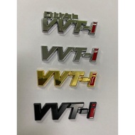 Toyota Logo Emblem Dual vvti vvt-i Gold chrome myvi Daihatsu Sirion Toyota Vios TRD Toyota Passo Cal