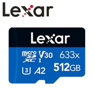 Lexar 512GB 512G 633x microSDXC UHS-I A2 U3 Memory Card