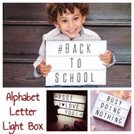 Alphabet Letter Light Box