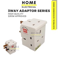MK 692 Adapter 3 Way 13Amp 3 Pin Bakelite Tahan Panas