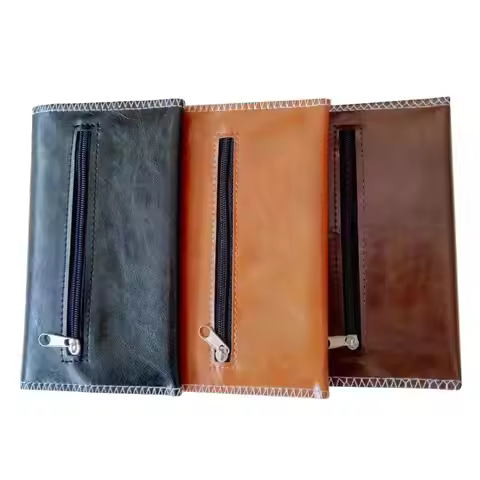 PU Leather Tobacco Pouch Bag Case Portable Cigarette Rolling Pipe Tobacco Case Wallet Bag Tip Paper 