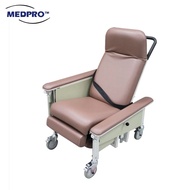 Mobile Geriatric Chair with Drop Down Armrest Medpro Medical Supplies
