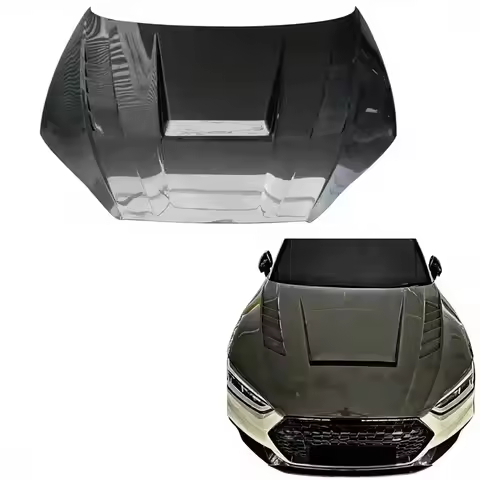 High Quality Carbon Fiber Body Kit for A5 S5 RS5 B9 B9.5 2017-2023 Carbon Fiber Engine Hood