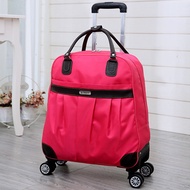 Trolley bag     universal wheel trolley bag lightweight small womens bag short trip bag