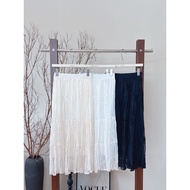 法式浪漫刺绣网纱半身裙 French Romantic Embroidered Mesh Midi Skirt B60362