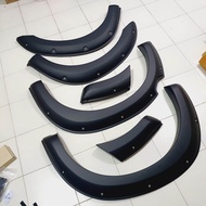 คิ้วรถยนต์ คิ้วล้อ toyota vigo และ vigo champ ขนาด 6 นิ้วหมุดดำด้าน ใส่ปี 2005 - 2010 และปี 2011 - 2