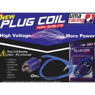 UMA PLUG COIL RACING FOR CARBURETOR LC135 EX5 LAGENDA WAVE 100% ORIGINAL HIGH VOLTAGE