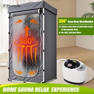 [P Prettyia] Home Sauna Steamer Machine 9 Level Temperature Adjustable Steam Generator with Timer Di