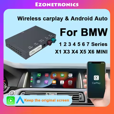 Wireless CarPlay for BMW NBT ID4 System 1 2 3 4 5 6 7 Series 1 X3 X4 X5 X6 MINI CarPlay Interface su