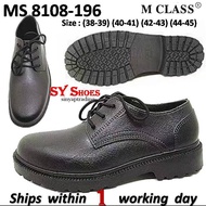 (SY Shoes) Original "M-Class" Adult Formal Lace-up PVC Rubber Shoes/Kasut Kerja Getah PVC (MS 8108-1