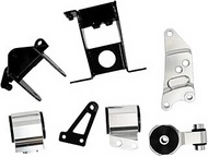 Aluminum 70A Engine Motor Mount Swap Kit for 2006-2011 Civic Compatible for Acura CSX Si K20 K24 FA 