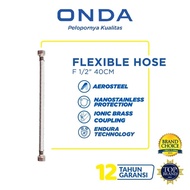 FLEXIBLE HOSE 40CM ONDA FLEXIBLE HOSE 1/ 2X1/ 2X40CM COLD WATER CLOSET HOSE bidet hose shower hose