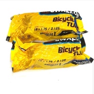 BICYCLE INNER TYRE 18 X 1.75 / 2.125 SWALLOW BMX MINI SELI FOLDING AV COP MOTOR VALVE