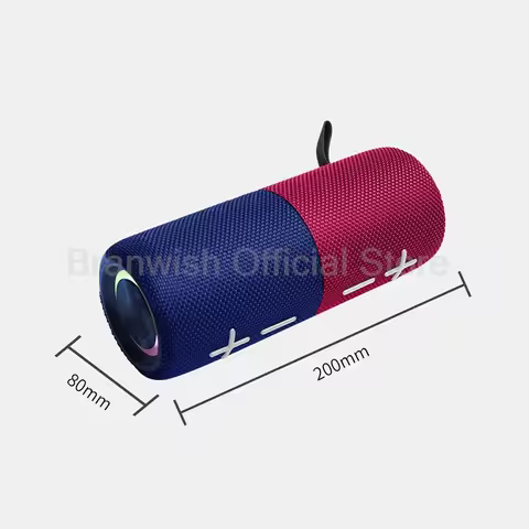 2×10W Magnetic Speaker 2 In 1 Bluetooth Speakers 4000mAh Subwoofer IPX6 Waterproof Audio RGB Lights