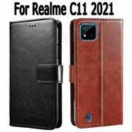 Realme C11 2021 Case Flip Cover Case Leather Wallet Realme C11 2021
