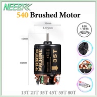 NEEBRC 540 13T 21T 35T 45T 55T 80T Waterproof Brushed Motor For 1/10 RC Car Crawler Axial SCX10 9004