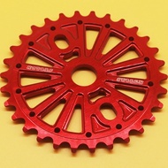 จานฟันจักรยานสุดขีด28T 30T 7075CNC อะลูมินัมอัลลอย